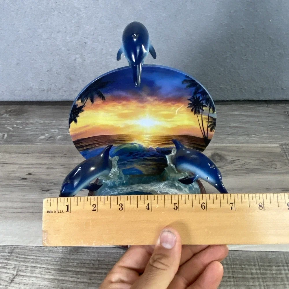 Bradford Exchange Paradise Discovery Dolphin Majesty 1st Issue Collector's Plate